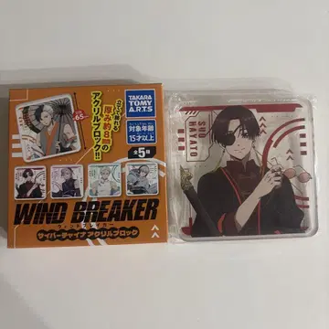 WIND BREAKER 윈브레 사이버 차이나 아크릴 블록 소방