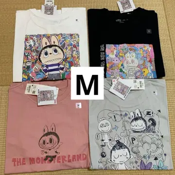 UNIQLO POPMART UT 러브브 유니클로 M 4개 세트