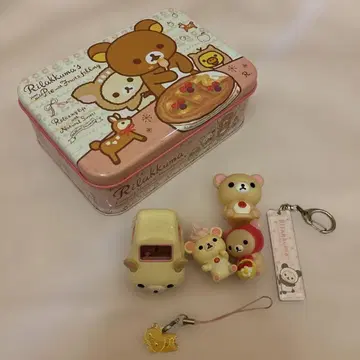 레트로 레어 코리락쿠마 토미카 캔 케이스 키링 미니어처
