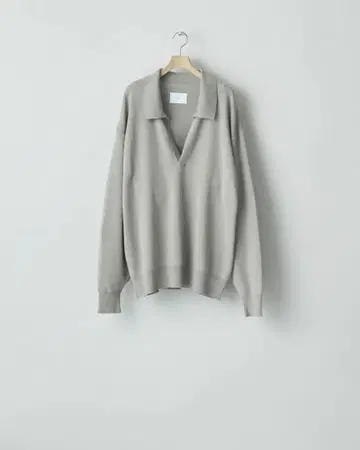 ssstein COTTON CASHMERE KNIT SKIPPER LS