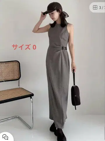 FRAY.ID 암홀 컷 아웃 원피스