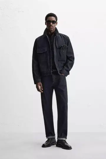 ZARA 새상품 셀비지 데님 셔츠 자켓