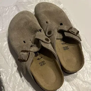 BIRKENSTOCK 보스턴 스웨이드 가죽 토프
