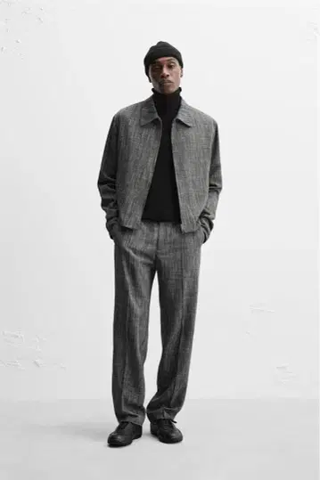 ZARA 새상품 LIMITED EDITION 텍스처 원단 자켓