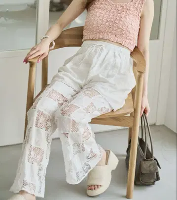 Kastane 레이스 팬츠 프릴