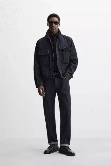 ZARA 새상품 셀비지 데님 셔츠 자켓