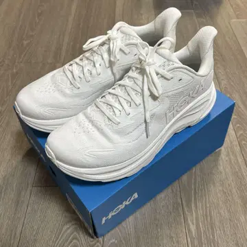 호카 클리프톤 10 화이트 남성용 28cm