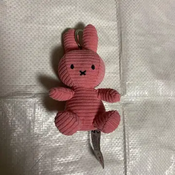 새상품급 미피 BONTONTOYS 코듀로이 봉제 인형 키링