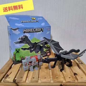 마인크래프트 피규어 2체 엔더 드래곤, 레드 골렘 상자는 덤 정도