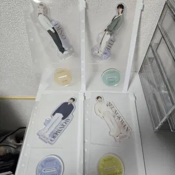 seventeen 제일복권 아크릴 스탠드 4개 원우 디에잇 승관 디노