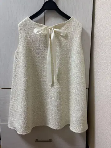 birthdaybash TWEED ALINE TOPS 화이트