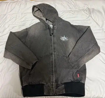 King Logo Vintage Denim Hoodie