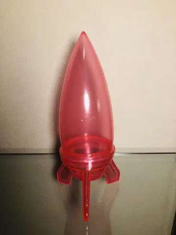 P.P.PUDDING 핑크 로켓 소프트 비닐 피규어