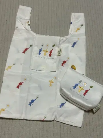 젤라또피케 피크민 묶음 판매 에코백 티슈 파우치