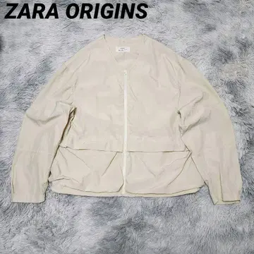ZARA ORIGINS 노카라 집업 나일론 자켓 나일론