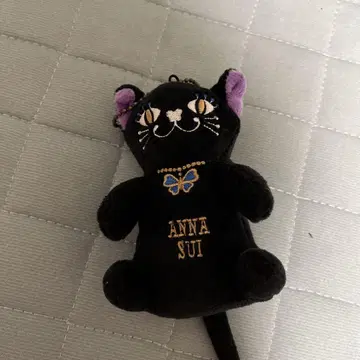 ANNA SUI 안나수이 마스코트 고양이 봉제 인형 파우치 새상품급