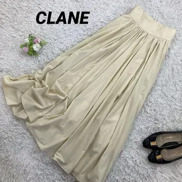 CLANE 클라네 나일론 플레어 스커트