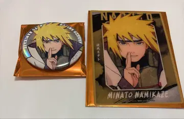 NARUTO 베이스야드 오로라 캔뱃지 클리어 아트 나미카제 미나토