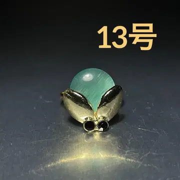 빈티지 패션 반지 골드 13호 곤충 무당벌레 스톤