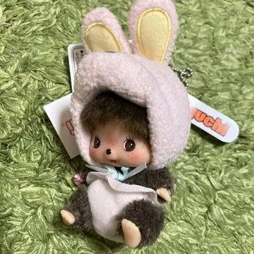 몬치치 애니멀 베이비치치 ss 얼굴 큰 키체인 토끼 마스코트