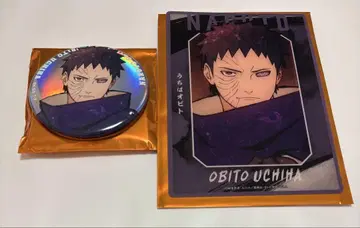 NARUTO 베이스 야드 오로라 캔뱃지 클리어 아트 우치하 오비토