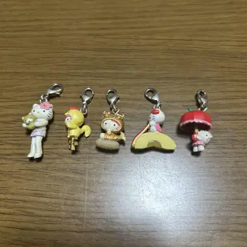 키티 지역 한정 키링 지역 한정 스트랩 끈 장식 참