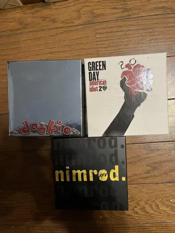 green day cd box 3장 세트 레어 컨디션 최상