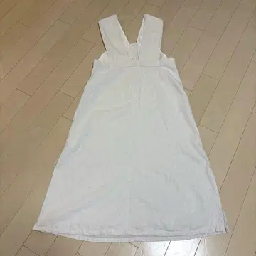 yuni 코튼 린넨 데님 오버롤 스커트