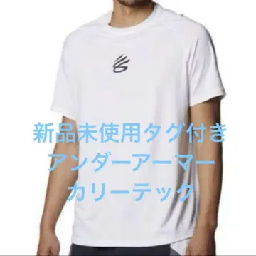 택 포함 미사용 새상품 언더아머 카리 테크 T셔츠