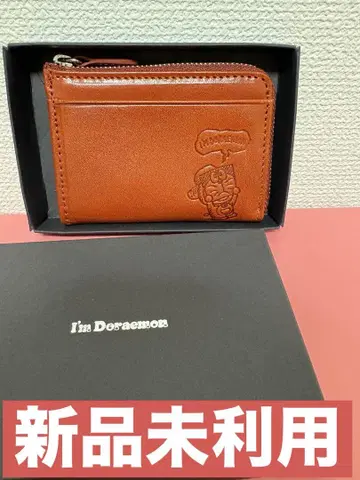 [ 새상품 ] 도라에몽 지갑 월렛 동전 지갑 코인 케이스 가죽 오렌지