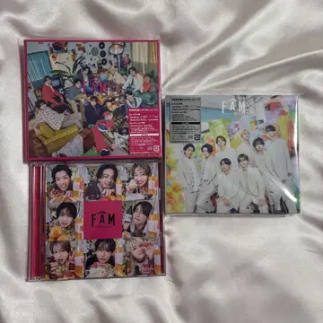 timelesz FAM CD 3가지 형태 세트