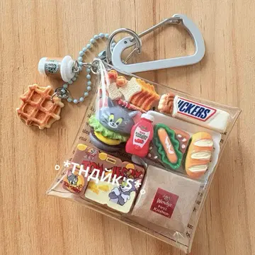 가챠 파우치 버거&요구르트