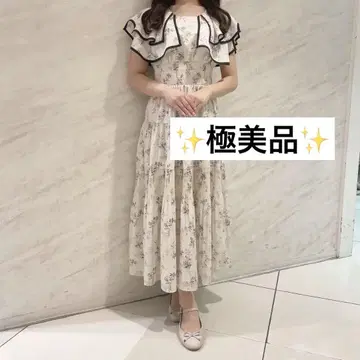 컨디션 최상 안미르 꽃무늬 원피스