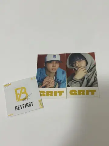 BE:FIRST GRIT 특전 랜덤 스티커 SHUNTO MANATO