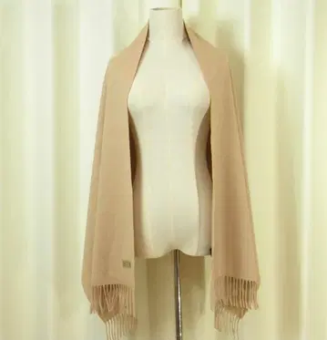 ketty 케티 대형 스톨 캐시미어 100% 베이지 무지 여성용