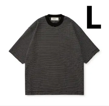 everyone border short sleeve tee 보더 L