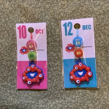 오사카 간사이 만박 EXPO 미야쿠미야쿠 벌스데이 키링 생일 2점