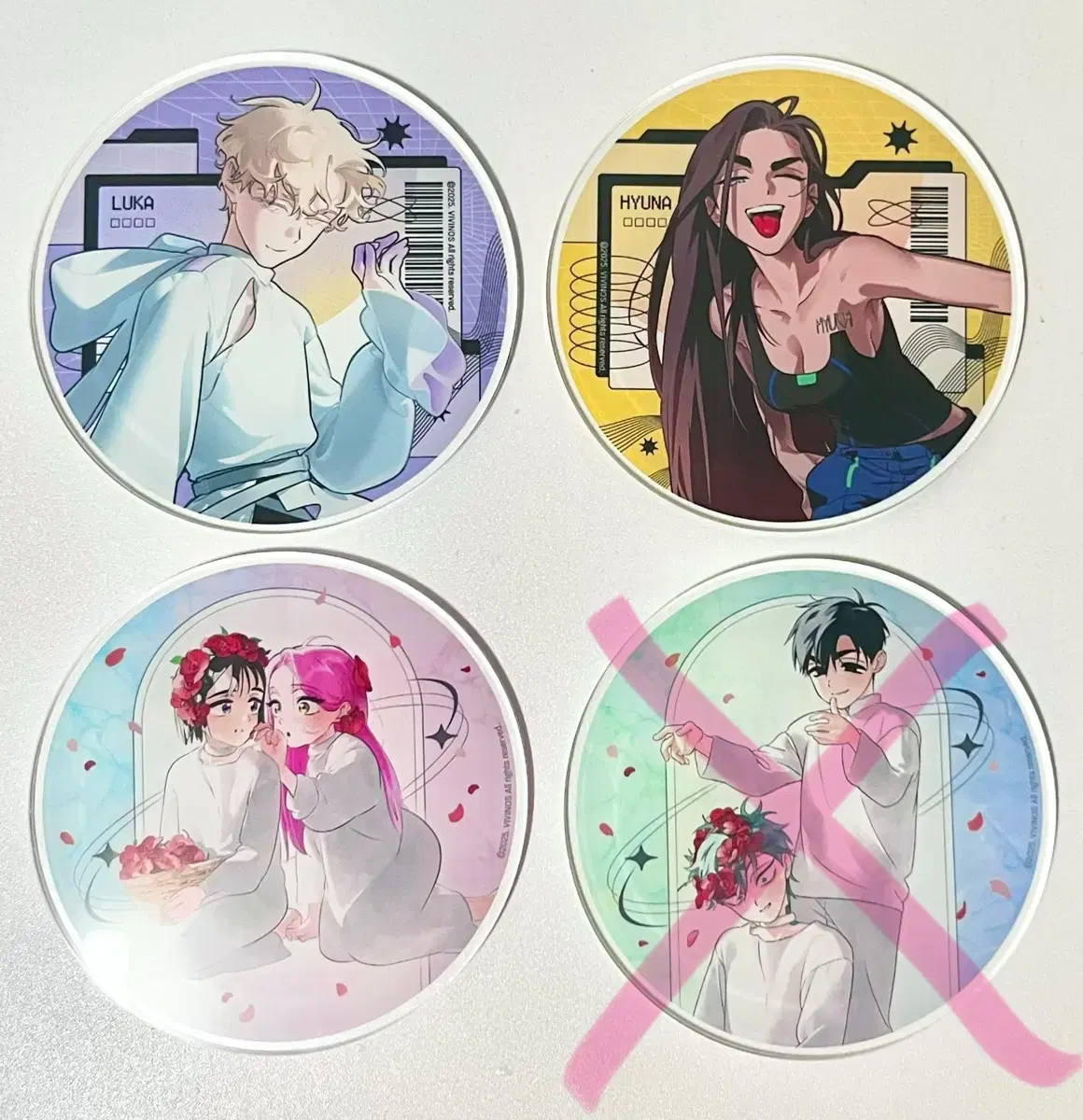 Aesthe Acrylic Coaster Mi Jisoo Lew Hyun a