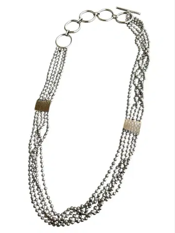 5 strand long chain necklace