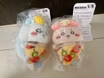 치이카와 할로윈 커플 피자 마스코트 2종 모몽가 & 헌책방