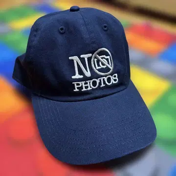 새상품 FR2 NO PHOTOS 자수 네이비 캡 F 사이즈