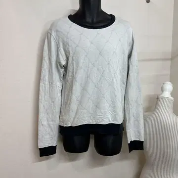 NEXUS 7 넥서스 세븐 긴팔 퀼팅 상의 크림 size 46