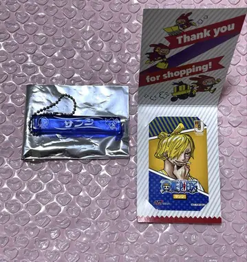 원피스 상디 점프샵 특전 미니 브로마이드 키링