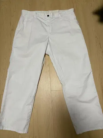 Dickies 화이트 페인터 팬츠