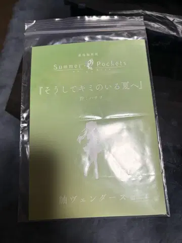 극장판 Summer Pockets 입장자 특전 새로 쓴 단편 소설 츠무기