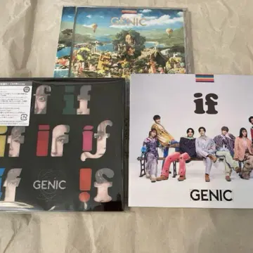 GENIC if 초회 한정판 2종 온라인 토크반 미재생 삼형태