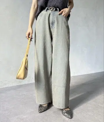 오버다이 와이드 데님