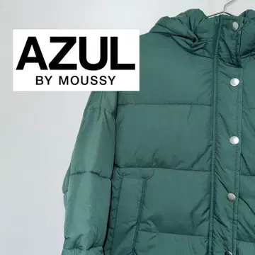 [ AZUL by MOUSSY ] 새상품급 리몬타 써모아 숏 블루종 다운