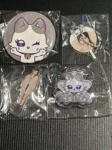 ME:I KEIKO 시미즈 케이코 캡슐 토이 4종 세트