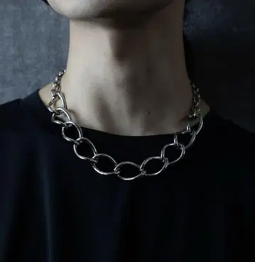 HARE [ MADE IN JAPAN ] 빅 체인 목걸이 실버